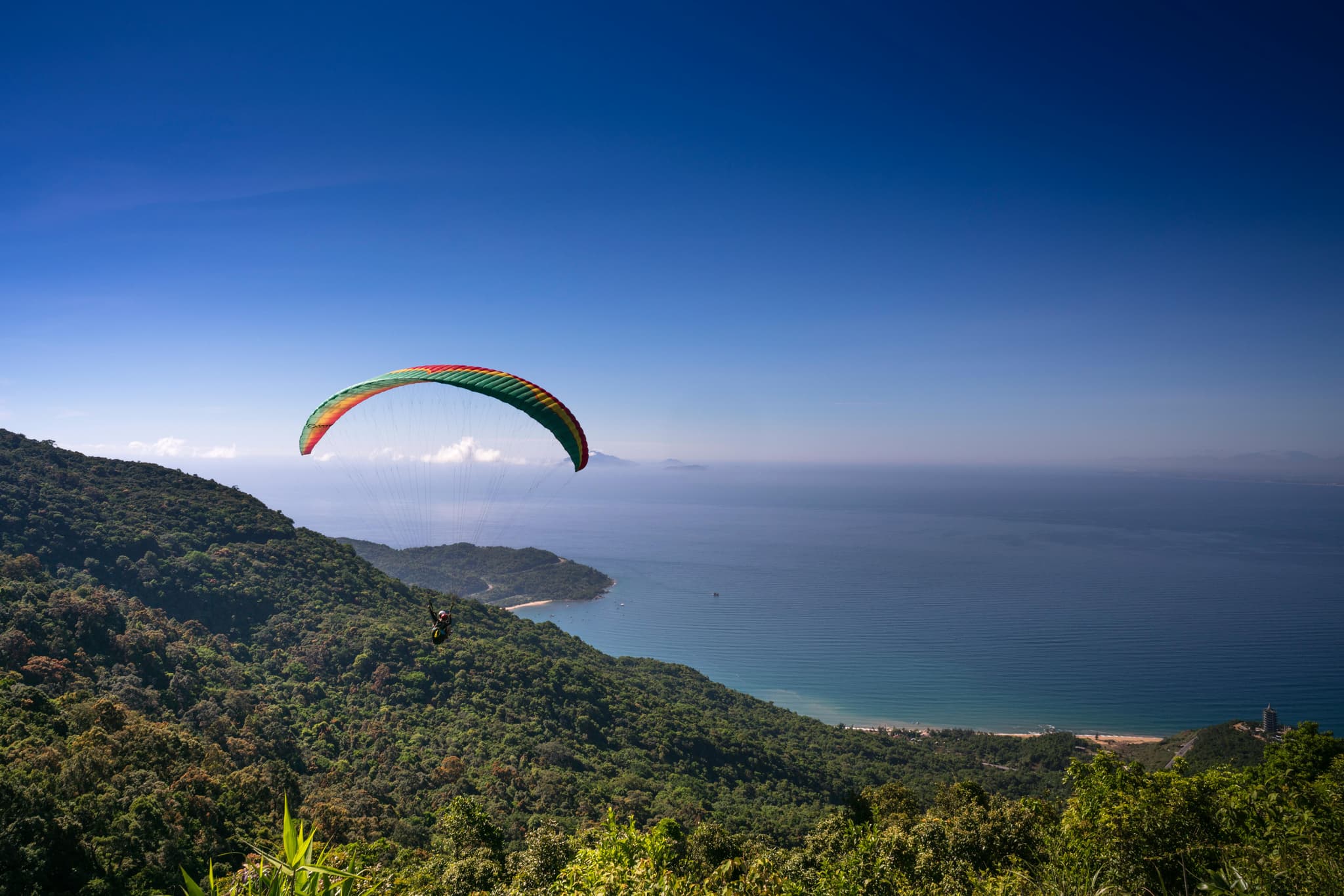 Paragliding adventure